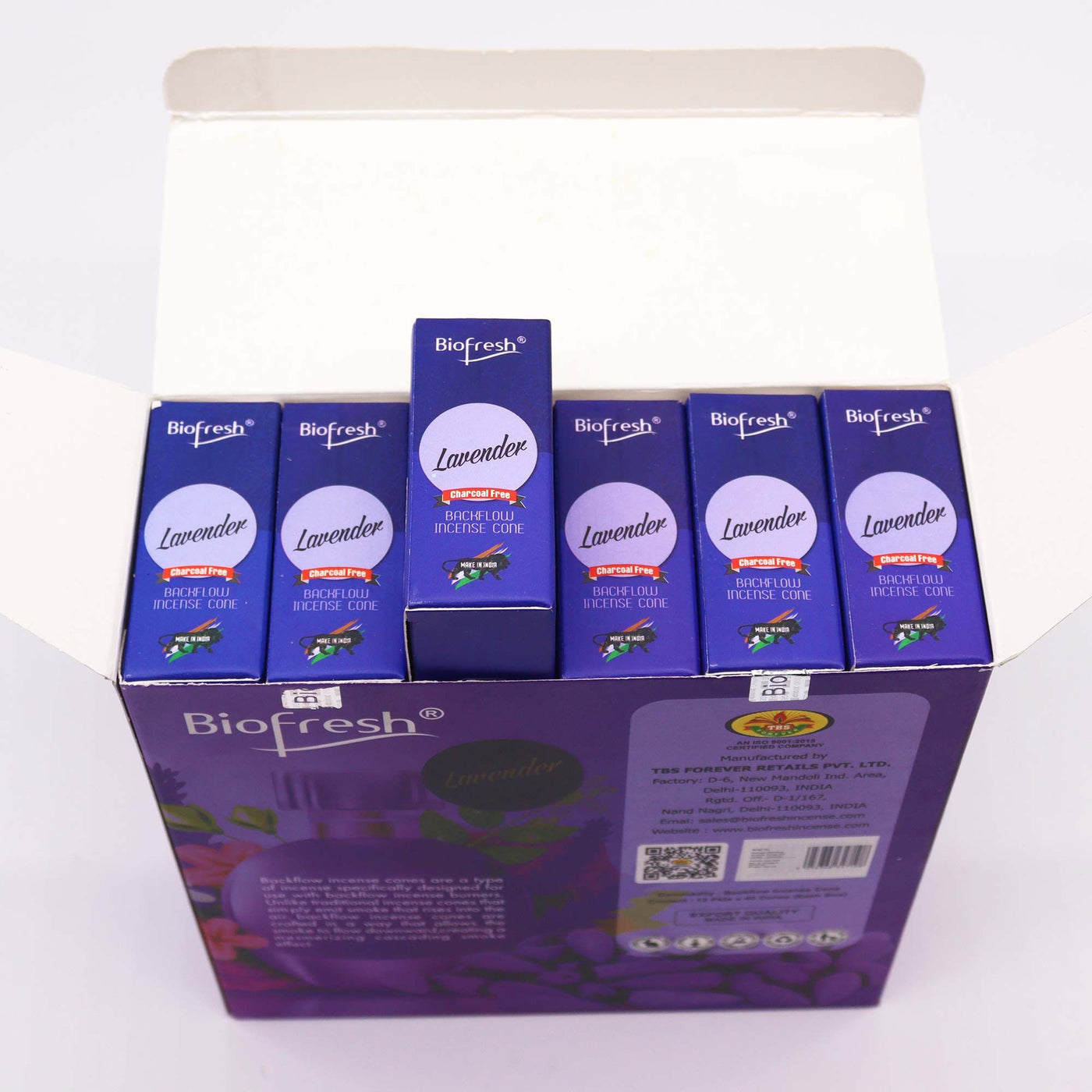 Lavender Backflow Cones, pack of 40