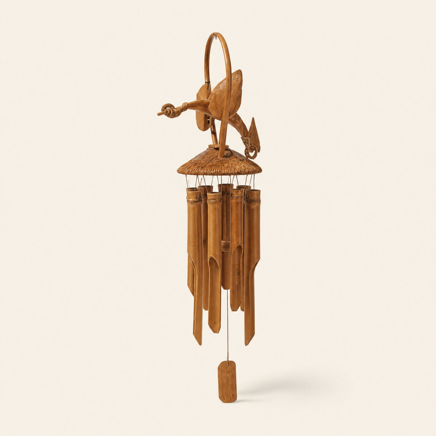 Coconut Dragon Bamboo Wind Chime