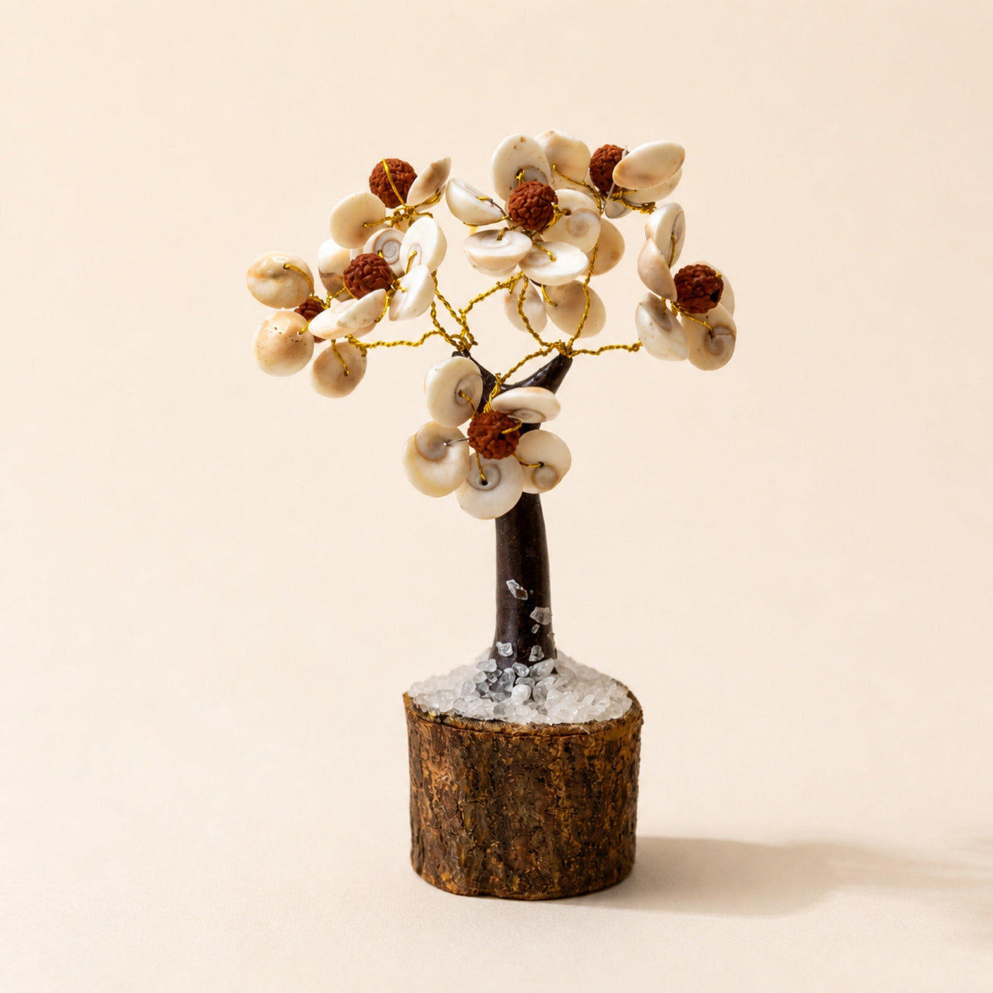 Gomati Chakra Circle Tree with Rudraksha, 45 Stones