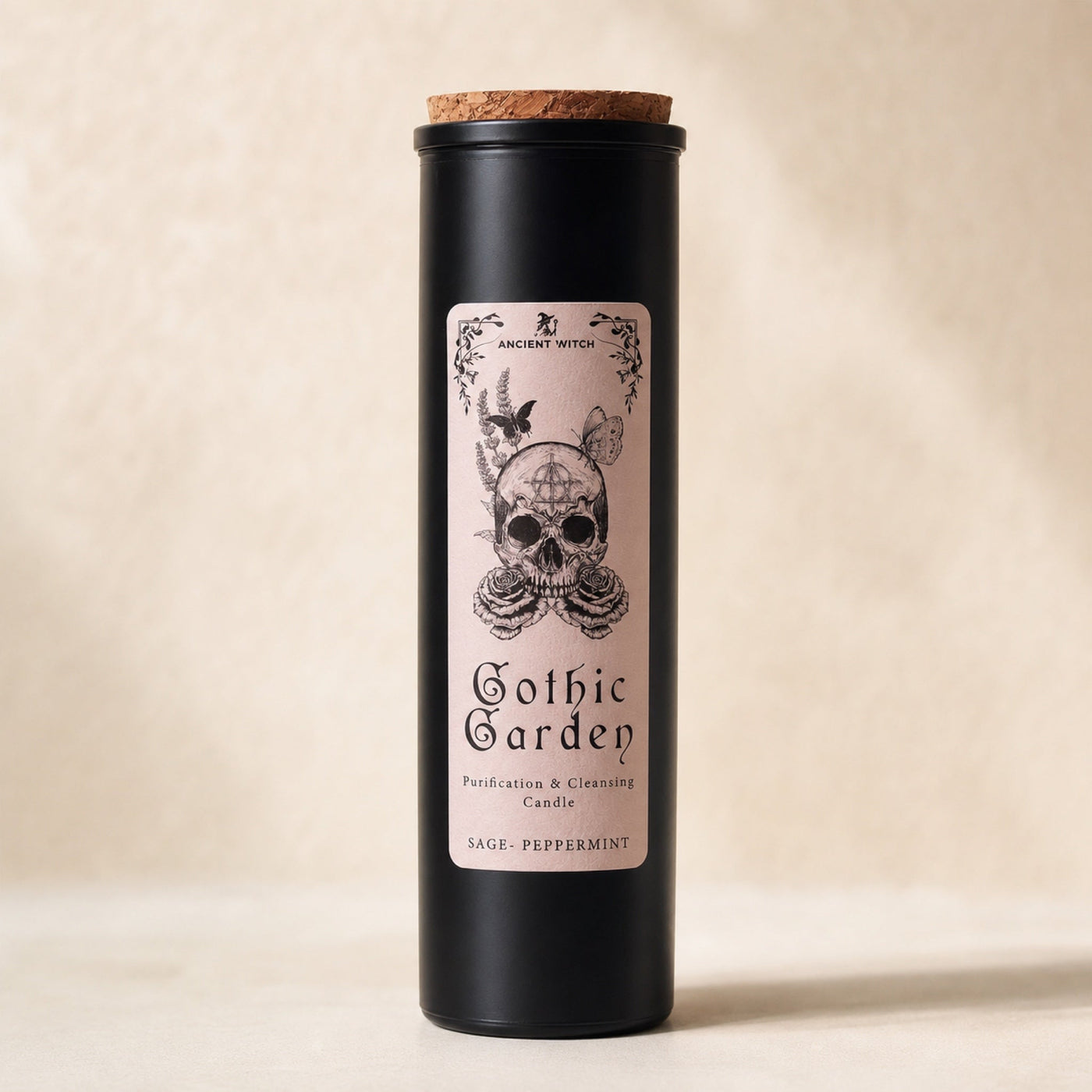 Ritual Candle Set, Gothic Garden, Sage & Peppermint
