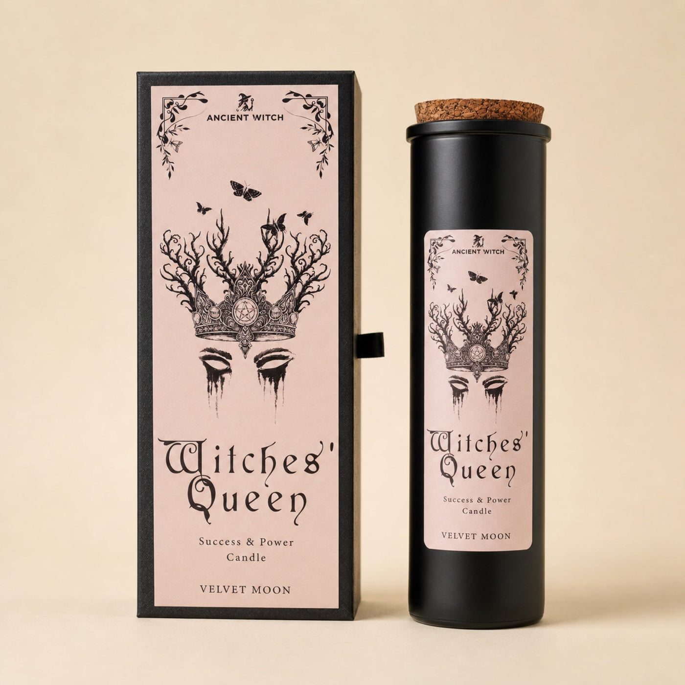 Ritual Candle Set, Witches' Queen, Velvet Moon