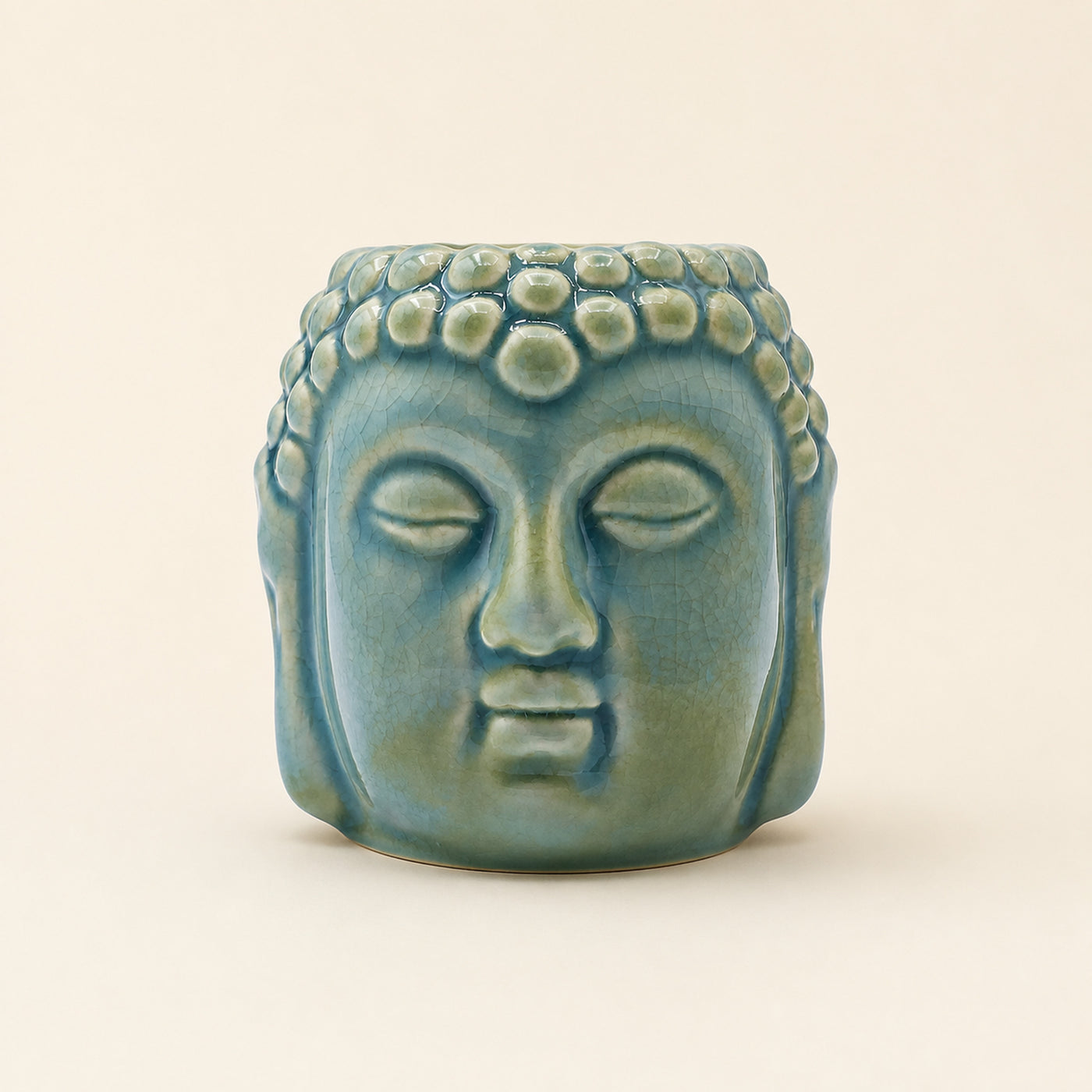 Buddha Oil Burner, blue
