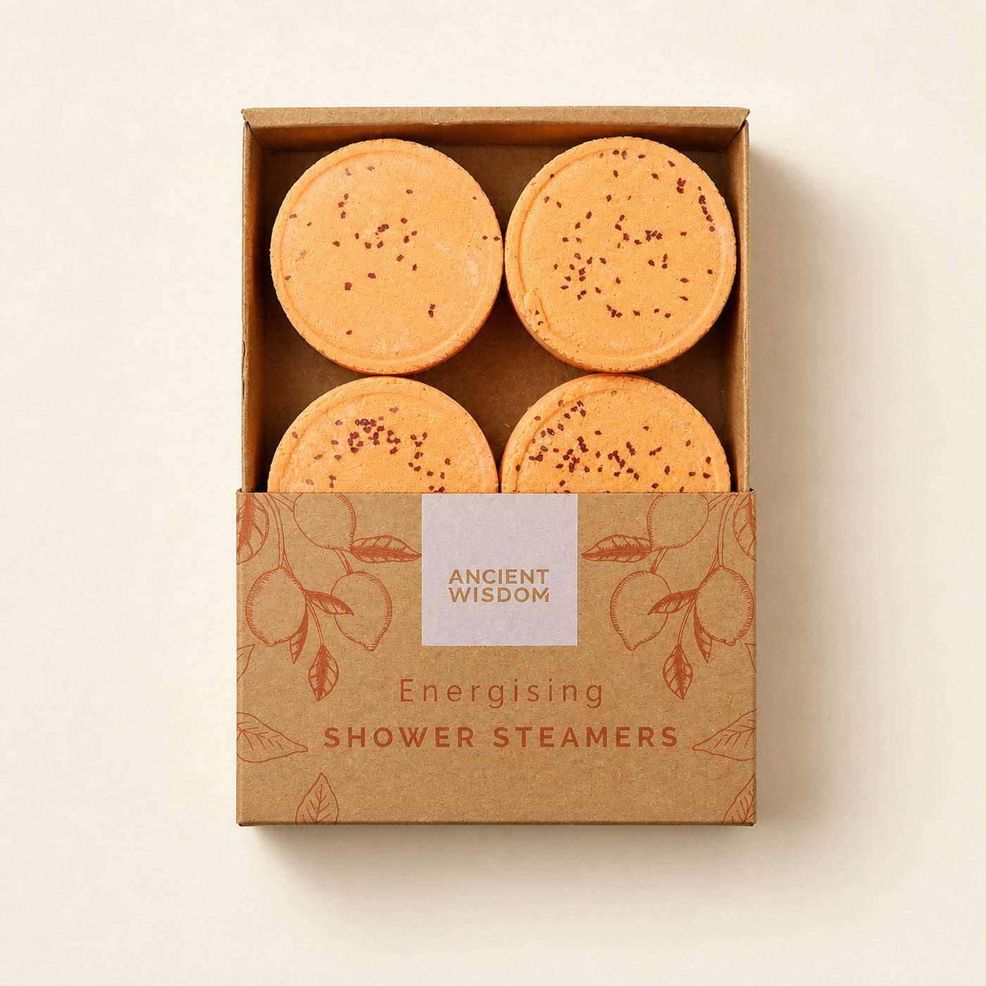 Energising Shower Steamers, set of 4