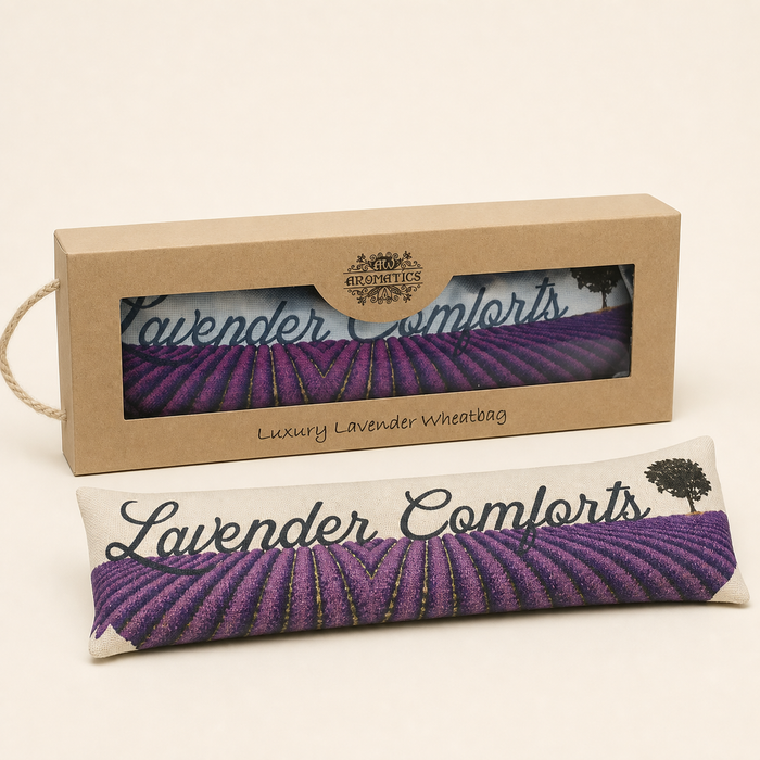 Luxury Lavender Wheat Bag, boxed