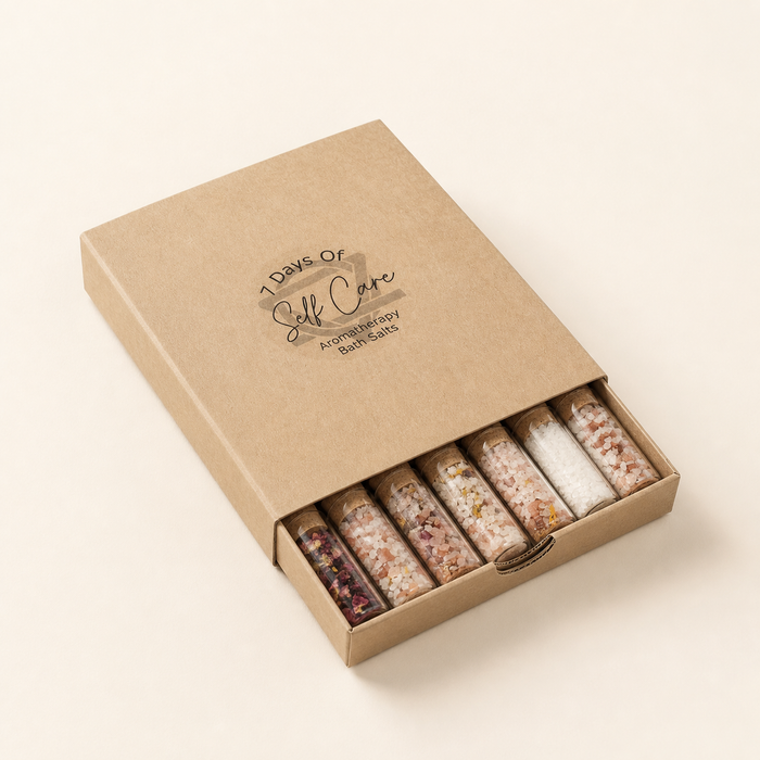 Bath Salts in Vials, gift pack of 7