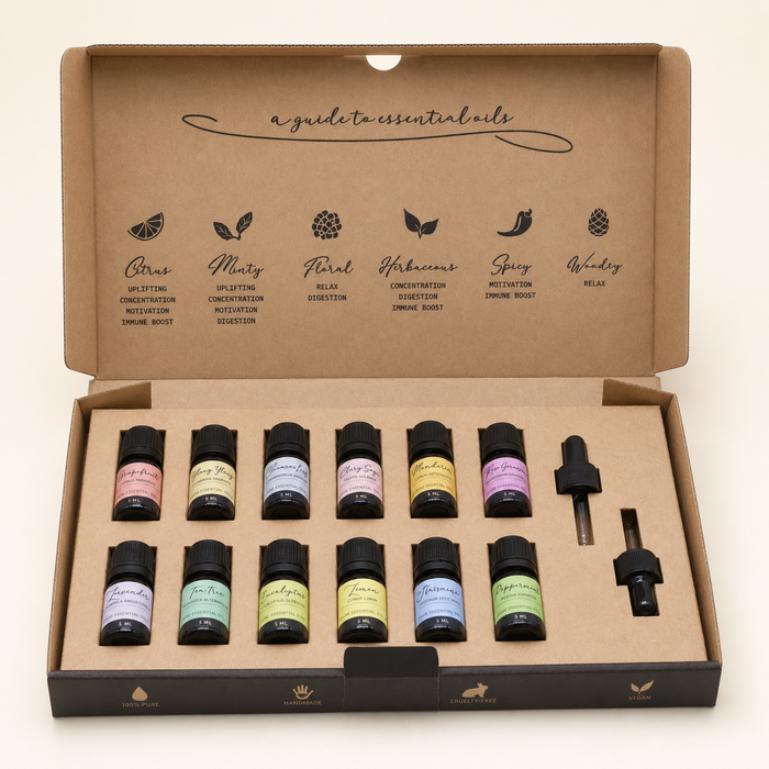 Essential Oil Starter Set, 12 oils