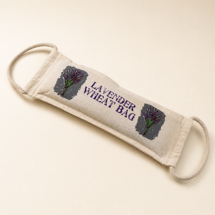 Natural Cotton Wheat Bag, lavender
