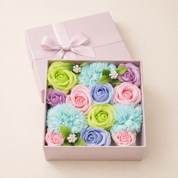 Soap Flower Gift Box, Baby Blessings