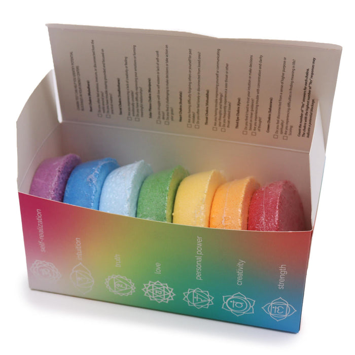 Chakra Bath Fizzers, box of 7