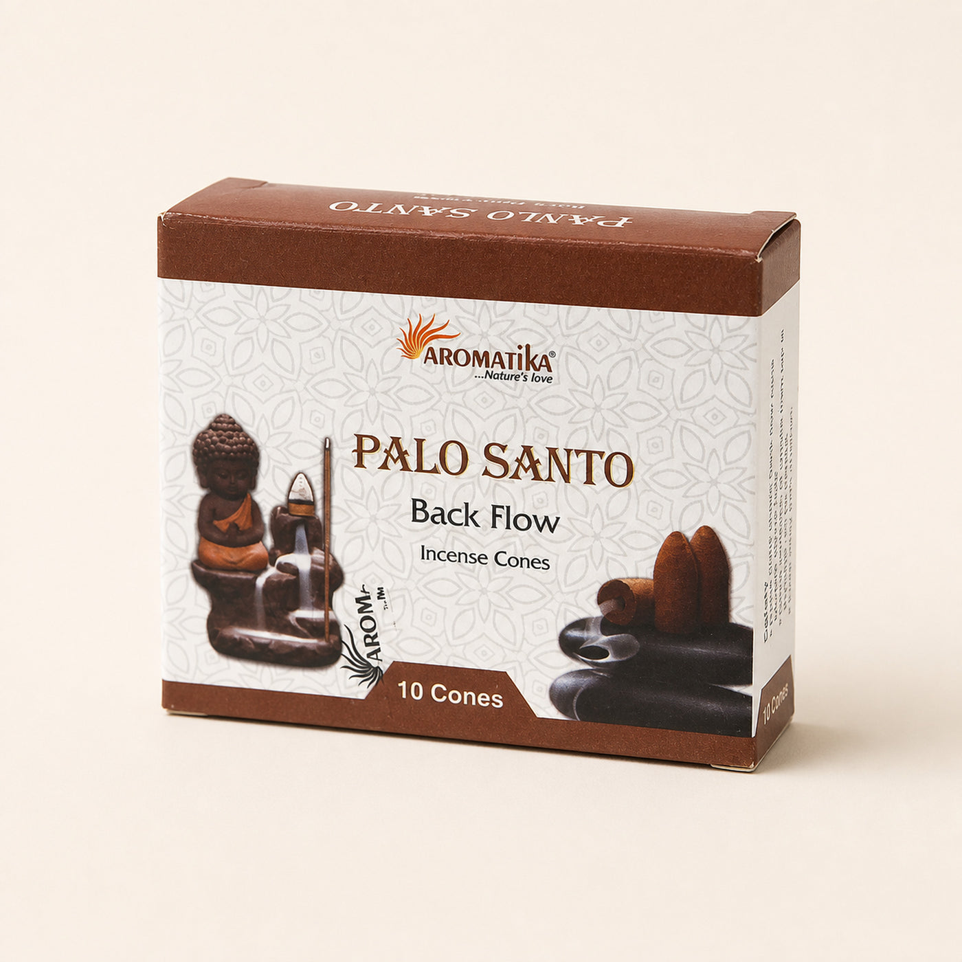 Palo Santo Backflow Cones, box of 10