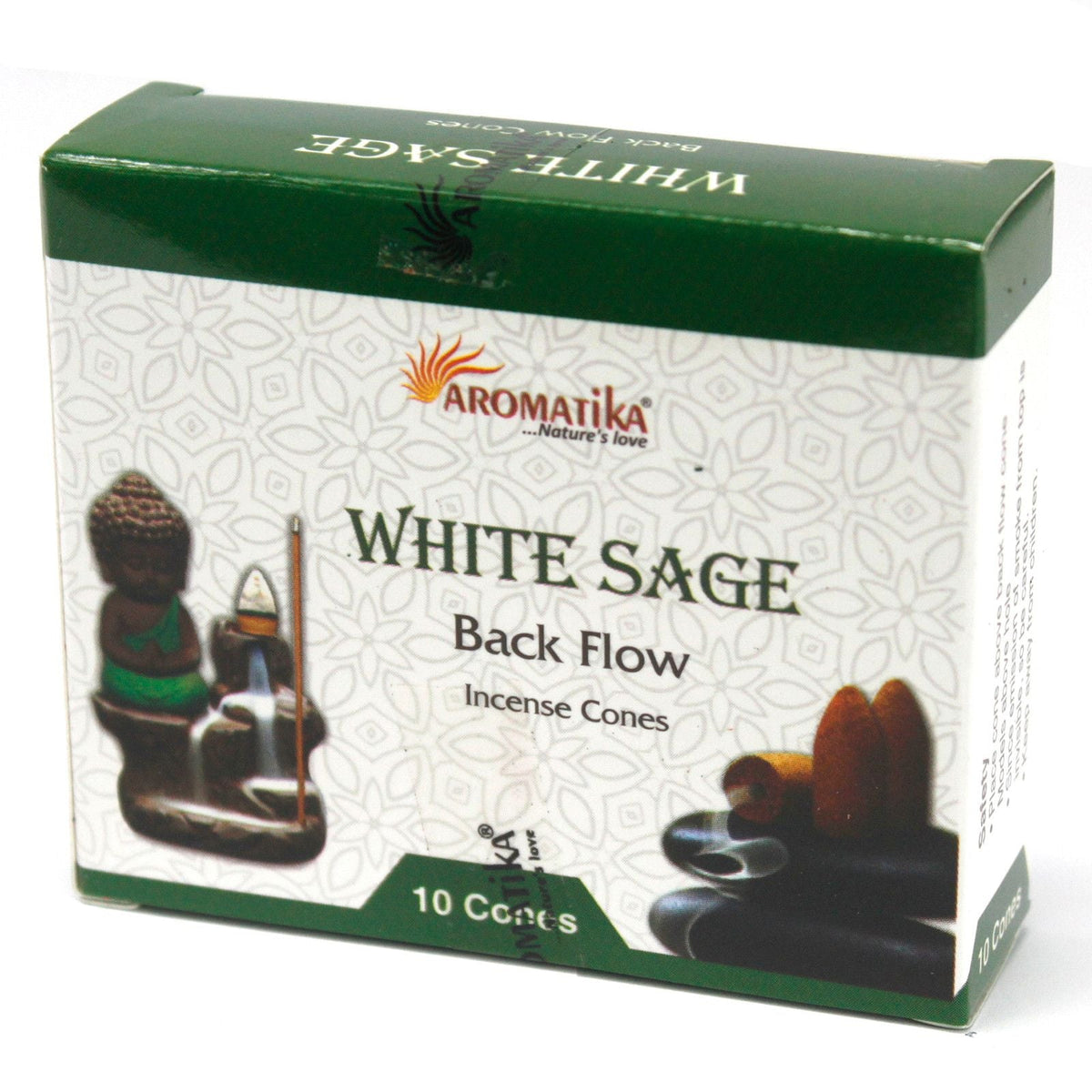 White Sage Backflow Cones, box of 10 — view 4 of 4