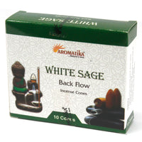 White Sage Backflow Cones, box of 10 — view 4 of 4