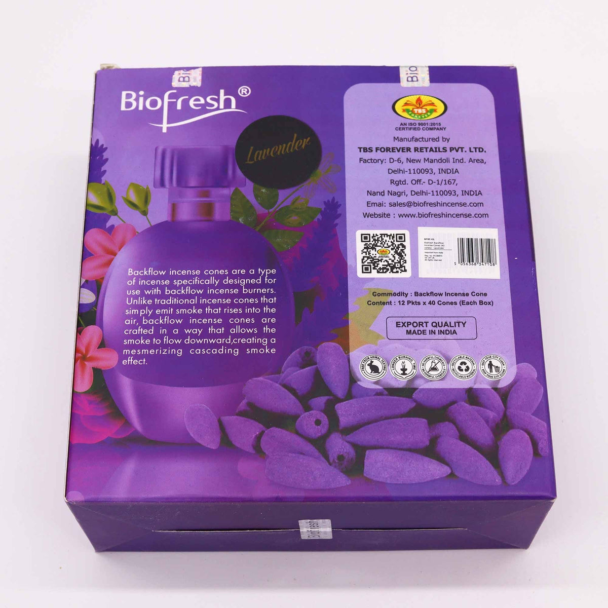 Lavender Backflow Cones, pack of 40 — view 4 of 6