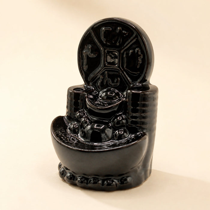 Backflow Incense Burner, Ancient Chinese Coin
