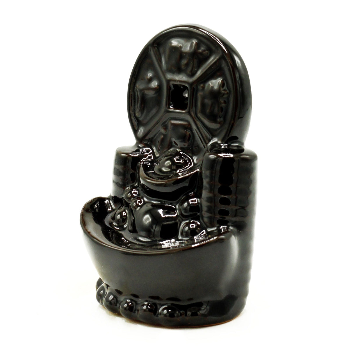 Backflow Incense Burner, Ancient Chinese Coin — view 4 of 4