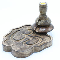 Medium Mango Wood Backflow Burner, Ohm — view 2 of 2