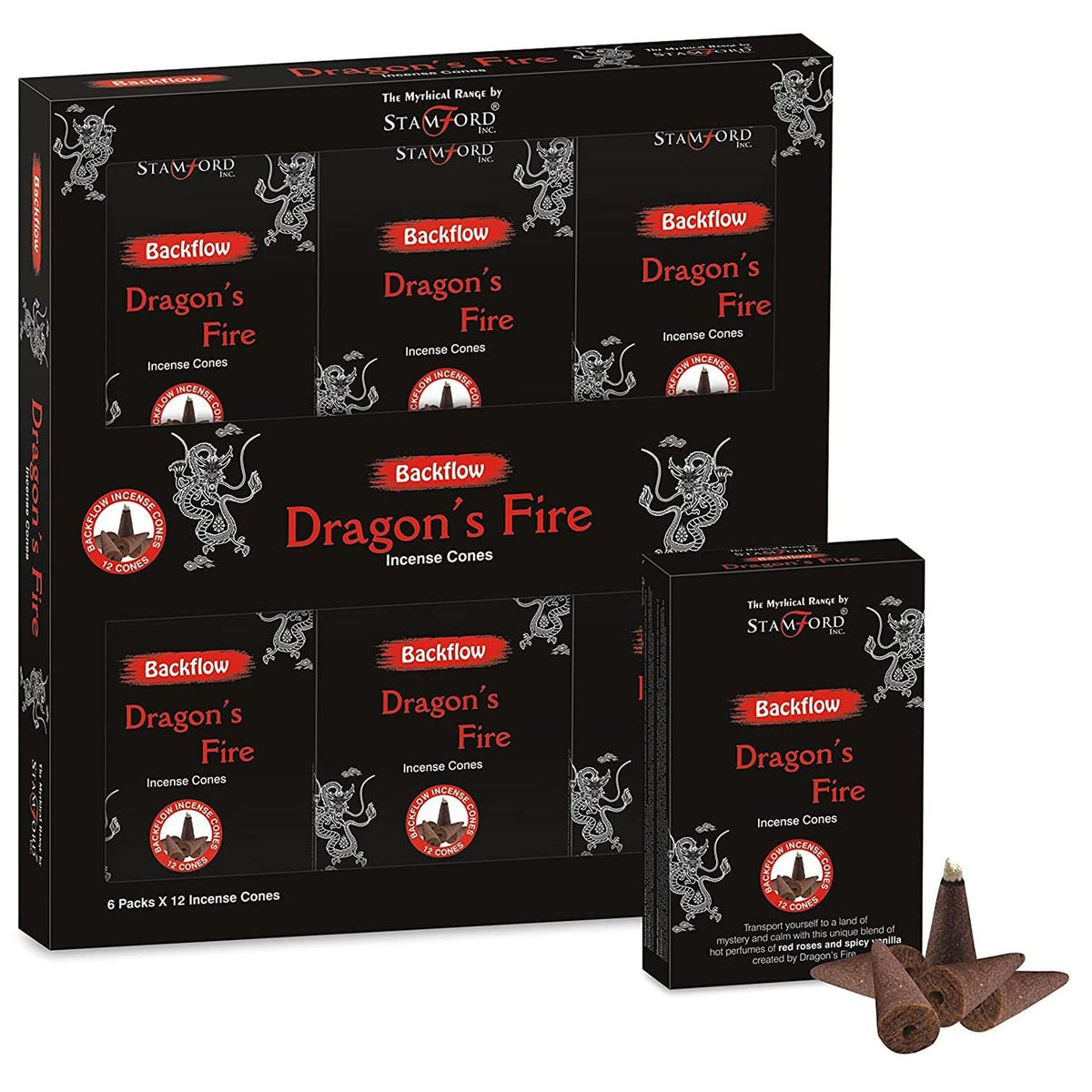 Mythical Backflow Cones, Dragon Fire — view 3 of 3