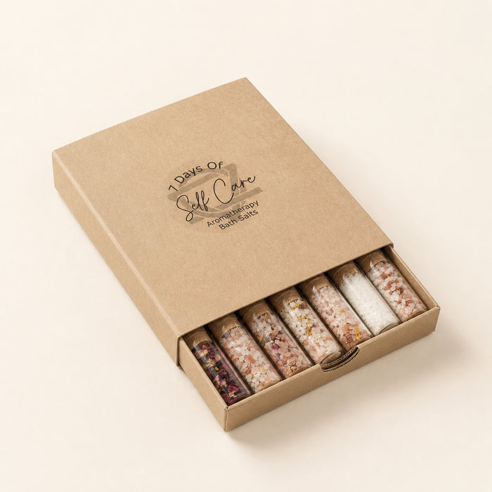 Bath Salts in Vials, gift pack of 7