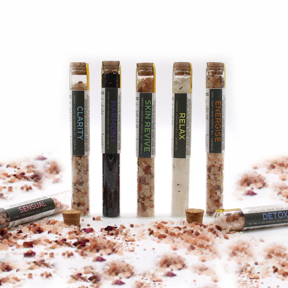 Bath Salts in Vials, gift pack of 7 — view 6 of 8