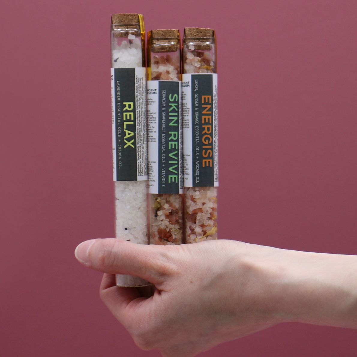 Bath Salts in Vials, gift pack of 7 — view 8 of 8