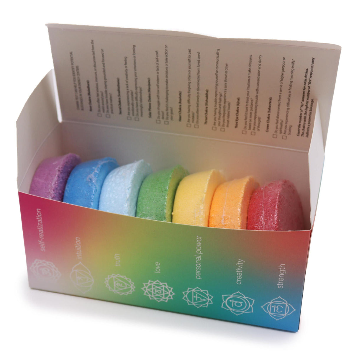 Chakra Bath Fizzers, box of 7 — view 2 of 4