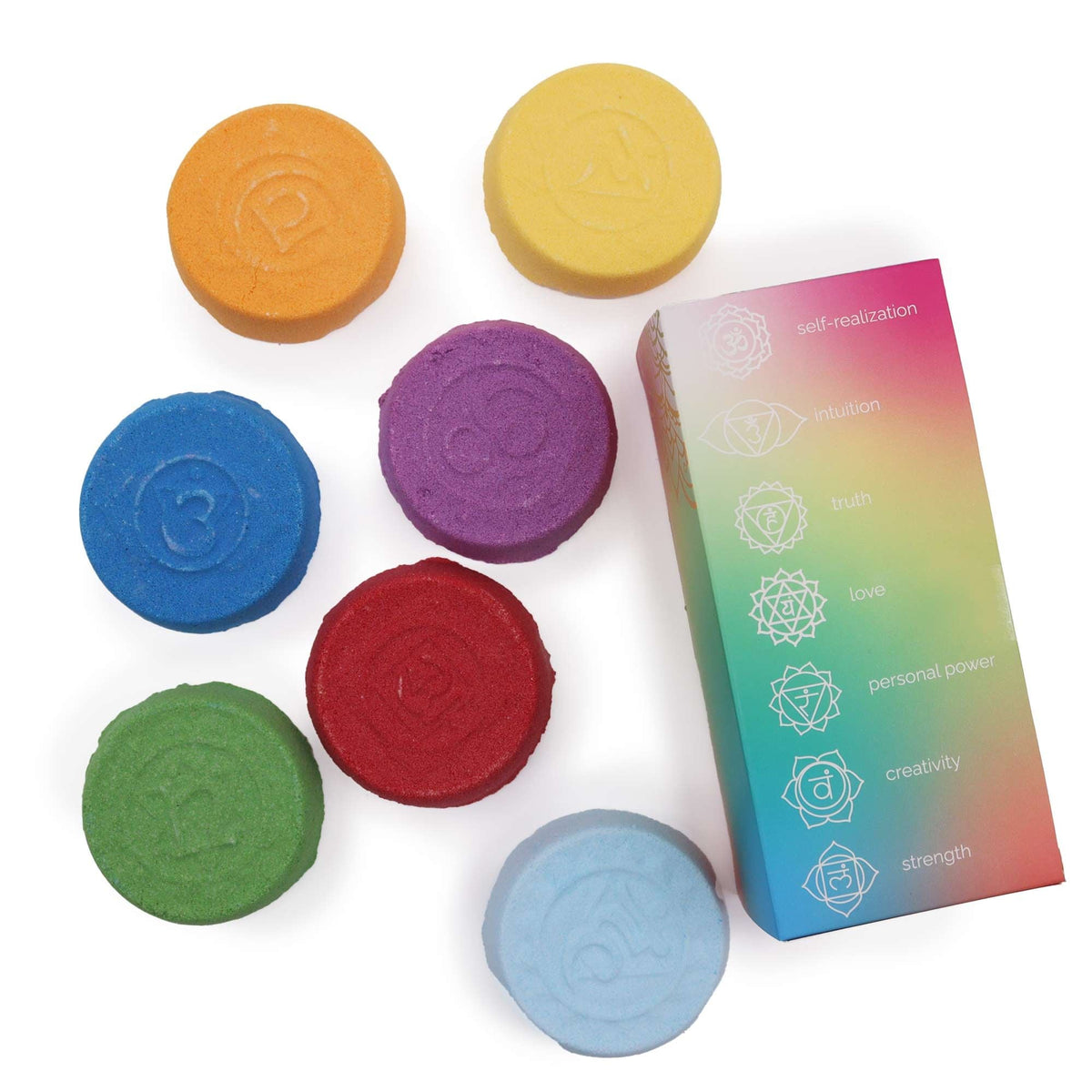 Chakra Bath Fizzers, box of 7 — view 3 of 4