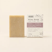 Honey and Oatmeal Clay Soap