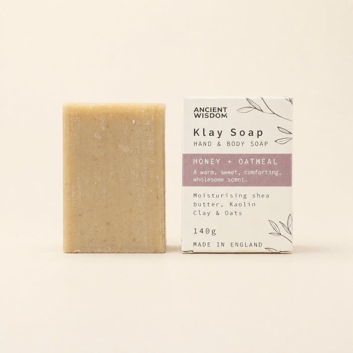 Honey and Oatmeal Clay Soap