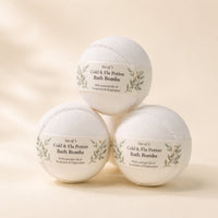 Bath Bomb Potions, Eucalyptus, Ginger & Black Pepper, Set of 3