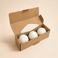 Bath Bomb Potions, Bergamot, Geranium & Vetiver, Set of 3