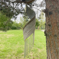 Coconut Leaf Wind Chime, whitewash — view 2 of 6
