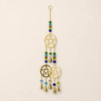 Tri-Pentagram Brass Chimes, seven bells