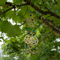 Tri-Pentagram Brass Chimes, seven bells — view 4 of 7