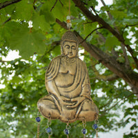 Buddha Brass Chimes, five bells — view 6 of 8