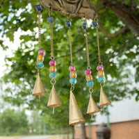 Buddha Brass Chimes, five bells — view 7 of 8
