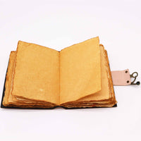 Seven Colour Leather Notebook, deckle edge — view 3 of 4