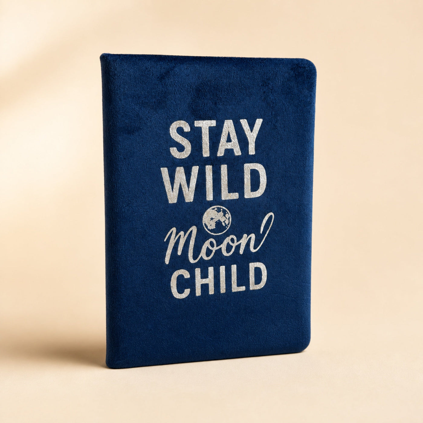 Velvet Notebook, Stay Wild Moon Child, 80 Pages