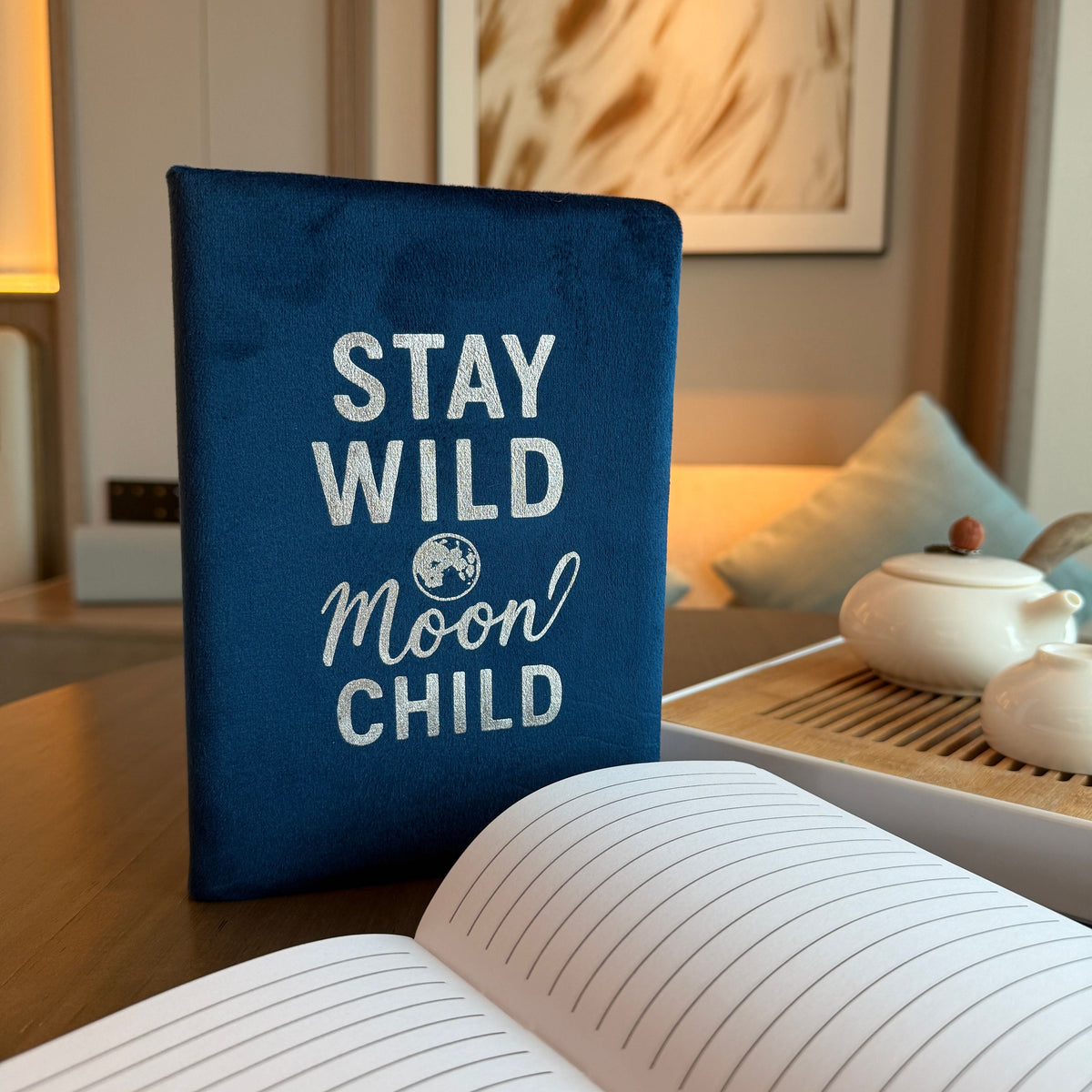 Velvet Notebook, Stay Wild Moon Child, 80 Pages — view 2 of 4