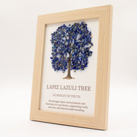 Gemstone Picture, Tree of Life in Lapis — view 4 of 5