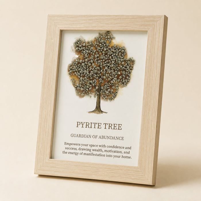 Gemstone Picture, Tree of Life in Pyrite