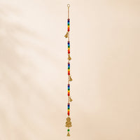 Brass Buddha Chime with Chakra Beads
