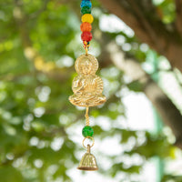 Brass Buddha Chime with Chakra Beads — view 6 of 6