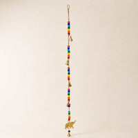 Brass Elephant Chime with Chakra Beads