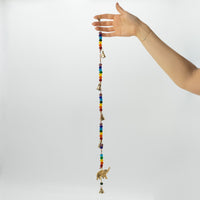 Brass Elephant Chime with Chakra Beads — view 2 of 5