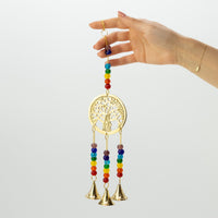 Brass Tree of Life Chime, 3 Bells, 31cm — view 2 of 6