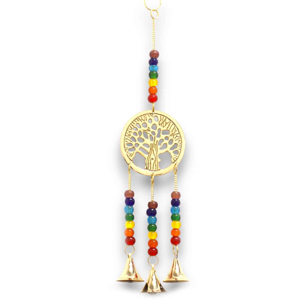 Brass Tree of Life Chime, 3 Bells, 31cm — view 3 of 6