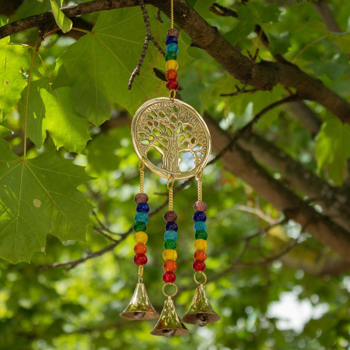 Brass Tree of Life Chime, 3 Bells, 31cm — view 4 of 6