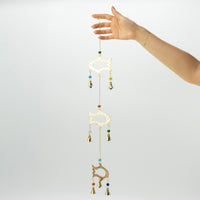 Brass Fish Drop Chime, 7 Bells, 54cm — view 2 of 6