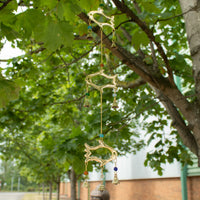 Brass Fish Drop Chime, 7 Bells, 54cm — view 4 of 6