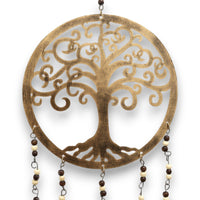 Large Brass Tree of Life Bell Chime, 35cm — view 3 of 11